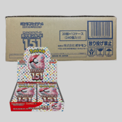 Pokemon 151 Scarlet & Violet Booster Box - 12 Box Case Japanese - Image 1
