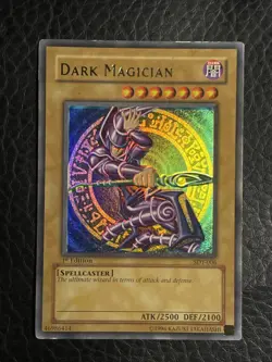 Yugioh Dark Magician SDY-006 1st Edition North American Glossy Foil Shift - Image 1