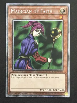Magician of Faith (Platinum Secret Rare) RA03-EN090 1st Edition VLP - Image 1