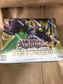 2025 YUGIOH DOOM OF DIMENSIONS BOOSTER BOX | FACTORY SEALED YuGiOh sealed new - Image 1