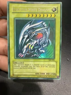MAX FADED BLEED Blue-Eyes White Dragon SDK-001 Starter Deck-Unlimited Edition - Image 5