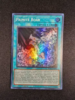 Yugioh - Primite Roar ROTA-EN059 1st Edition Ultra Super NM - Image 1