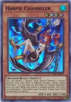 Near Mint, English Yu Gi Oh Harpie Channeler (Blue) - LDS2-EN073 - Ultra Rare - - Image 1