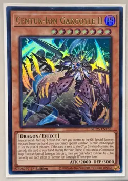 Yugioh Centur-Ion Gargoyle II MP25-EN185 Ultra Rare 1st Edition - Image 1