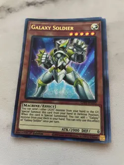 YuGiOh! Galaxy Soldier GFP2-EN105 1st Edition Ultra Rare Near Mint 3 available - Image 1