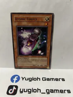 YU-GI-OH ATOMIC FIREFLY AST-024 1st EDITION COMMON PLAYED - Image 1