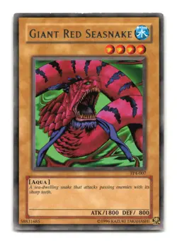 Giant Red Seasnake - TP4-007 Rare - YuGiOh-LP - Image 1