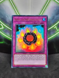 Yugioh Ring of Destruction LCKC-EN050 Ultra Rare 1st Edition NM - Image 1