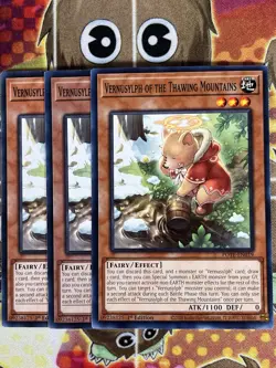 Yugioh Vernusylph Of The Thawing Mountains POTE-EN019 Playset - Image 1