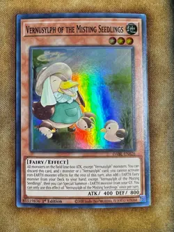 Yugioh Vernusylph of the Misting Seedlings DABL-EN026 Super Rare 1st Ed NM - Image 1