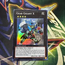 Yugioh! Gear Gigant X CT10-EN017 Super Rare Limited Edition NM - Image 1