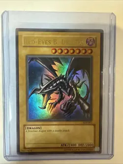 Red-Eyes Black Dragon - SDJ-001 Unlimited Edition - Holo Rare - LP - Yu-Gi-Oh! - Image 1