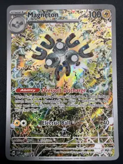 Pokemon TCG Magneton SVP 159 Surging Sparks Promo Card NM Condition - Image 1