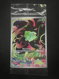 Bulbasaur 133/132 Pokemon TCG Mega Evolutions Stamped Promo Card NM SEALED - Image 1