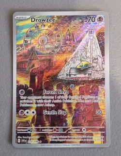 Drowzee Rare Holo Illustration Card 210/198 Sv01 Scarlet & Violet Base Set - Image 1