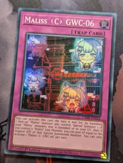 Maliss C GWC-06 CRBR-EN023 Super Rare 1st Edition YuGiOh TCG Card - Image 1