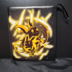 Pokemon Trading Card Binder Featuring Charizard & Bulbasaur - Image 2