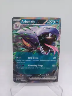Arbok ex - Double Rare SV: Scarlet & Violet 151 024/165 NM TCG Pokemon Card - Image 1
