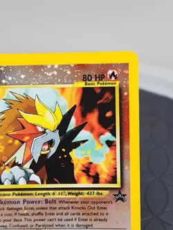 Pokemon Entei #34 Reverse Holo Rare Trading Card Black Star Promo Near Mint - Image 4