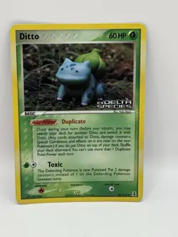 Pokemon Card - Ditto (Bulbasaur) Delta Species 36/113 Reverse Holo Stamped MP - Image 1