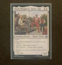 Magic: The Gathering Flash Thompson, Spider-Fan MTG Marvel's Spider-Man U 0007 - Image 1