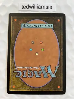 Spelljack MtG Judgment Regular Signed Autographed Pete Venters Moderately Played - Image 2