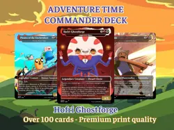MTG Commander - Adventure Time-Inspired - 100 Cards + Bonus (With Box) - Image 1