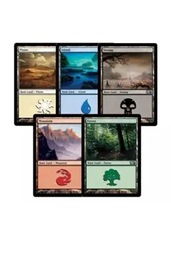 Magic The Gathering 300 Assorted MTG Basic Lands Cards - Image 2