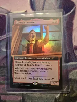 J. Jonah Jameson (Extended Art) Promos Foil - MTG MagicCon Atlanta 2025 - Image 1