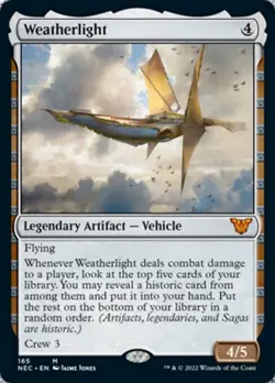 WEATHERLIGHT x1 mtg NM-M Commander Neon Dynasty 1 Mythic - Image 1