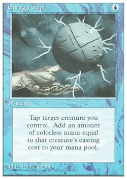 ENERGY TAP x4 mtg EX/NM 4th Edition 4 Common - Image 1