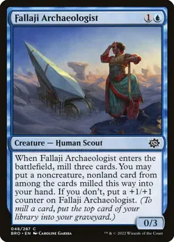 FALLAJI ARCHAEOLOGIST x4 mtg NM-M The Brothers War 4 Common - Image 1