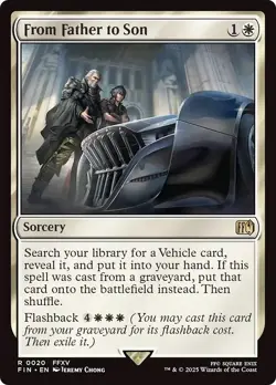 FROM FATHER TO SON x4 mtg NM-M Final Fantasy 4 Rare - Image 1