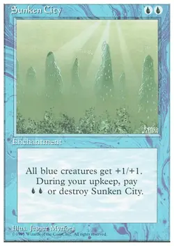SUNKEN CITY x4 mtg EX/NM 4th Edition 4 Common - Image 1