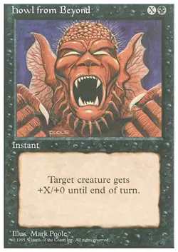 HOWL FROM BEYOND x4 mtg EX/NM 4th Edition 4 Common - Image 1