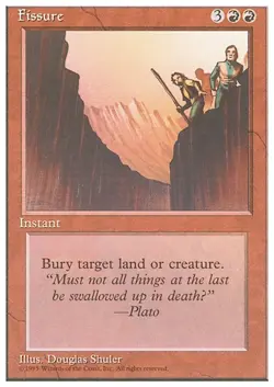 FISSURE x4 mtg EX/NM 4th Edition 4 Common - Image 1
