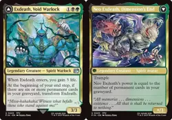 EXDEATH, VOID WARLOCK // NEO EXDEATH, DIMENSION'S END mtg NM-M Final Fantasy Unc - Image 1