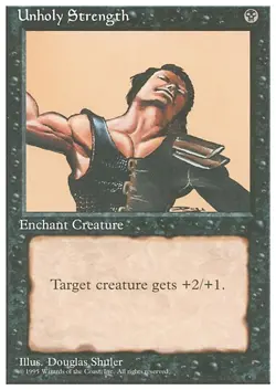 UNHOLY STRENGTH x4 mtg EX/NM 4th Edition 4 Common - Image 1