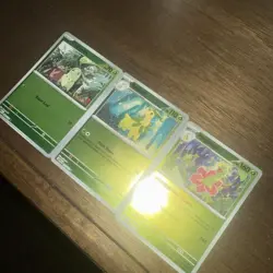 Pokemon TCG - 1x Chikorita + 1x Bayleef + 1x Meganium - Mega Evolution - NM - Image 1