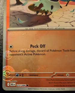 Larvesta 015/086 Poke Ball Reverse Holo Common Scarlet Violet Black Bolt Pokemon - Image 4