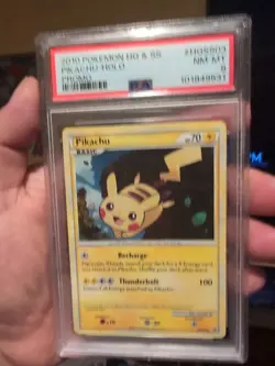 2010 Pokemon Pikachu Holo PSA 8 HGSS03 Promos - Image 1