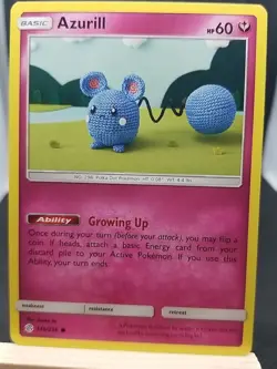 Azurill 146/236 Cosmic Eclipse Sun And Moon Pokemon Tcg Hard To Find - Image 1