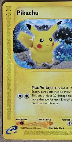 Pikachu Skyridge Non-Holo Pokemon Vintage Nintendo TCG 84/144 - Image 2
