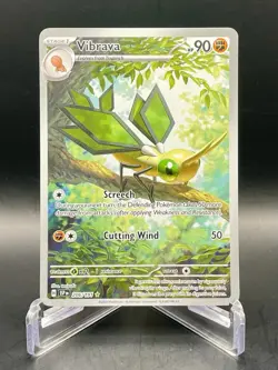 Vibrava 206/191 Surging Sparks Illustration Rare Full Art Holo Pokemon TCG NM/M - Image 1