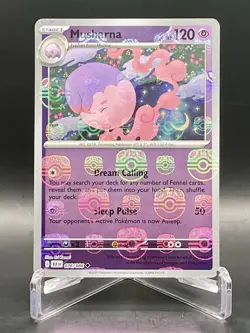 Musharna 036/086 SV: Black Bolt [Master Ball] Reverse Holo Pokemon TCG NM/M - Image 1