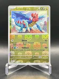 Druddigon 071/086 SV: White Flare [Master Ball] Reverse Holo Pokemon TCG NM/M - Image 1