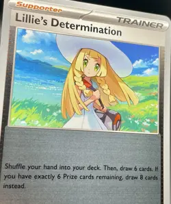Lillie's Determination 119/132 Mega Evolution [Reverse Holo] Trainer Pokemon NM - Image 3