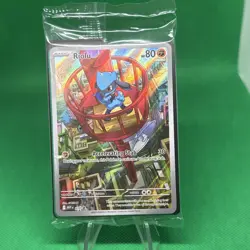 Pokemon RIOLU MEP 010- Mega Evolution - ILLUSTRATION RARE PROMO - Sealed - Image 1