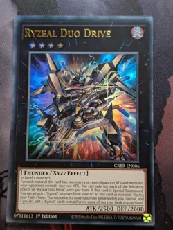 Ryzeal Duo Drive CRBR-EN006 Ultra Rare Yugioh YGO Crossover Breakers - Image 1