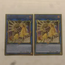 yugioh knightmare unicorn alternate art premium gold rare 2x mged-en034 MGED - Image 1